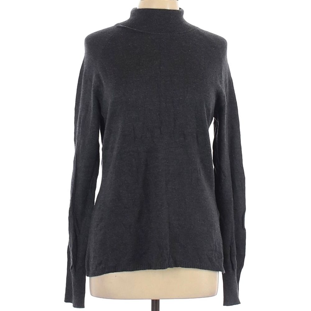 Woolrich Wool Long Sleeve Classic Turtle Neck Grey